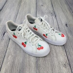Nike Air Force 1 Custom Painted Cherries Shoes
